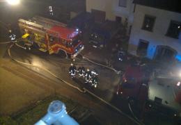 Gebäudebrand Schauren