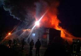 Gebäudebrand Altstrimmig