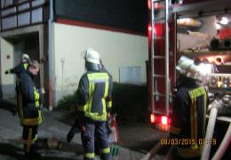Gebäudebrand Altstrimmig
