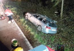 Verkehrsunfall L202 Person eingeklemmt