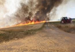 Flächenbrand Groß Tellig