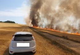 Flächenbrand Groß Tellig